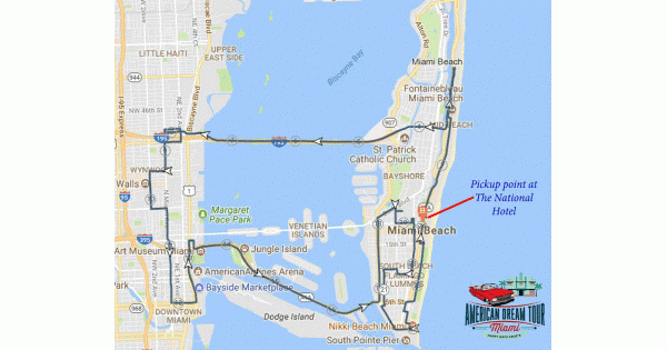 2-hour classic car tour miami beach & wynwood antique car