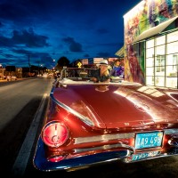 City Tour Wynwood in Convertible Classic Car Tours at Night