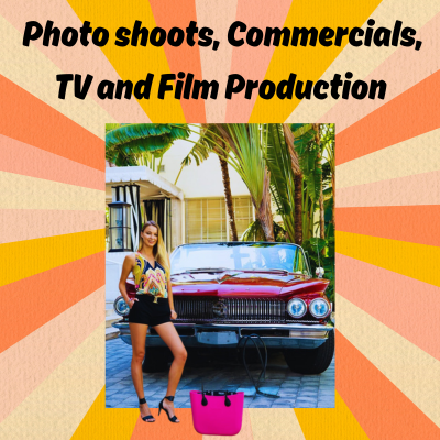 Rent Antique Convertible Car for Photo Shoots, Advertising and Commercials